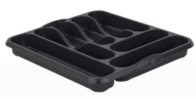 (image for) CASA CUTLERY TRAY M/NIGHT BLCK - LARGE