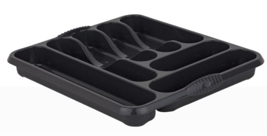 (image for) WHAM CASA CUTLERY TRAY BLACK M/NIGHT