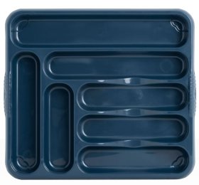 (image for) CASA CUTLERY TRAY NAVY - LARGE
