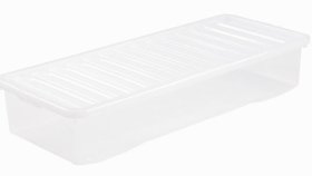 (image for) CRYSTAL STORAGE BOX+LID CLEAR - 68L