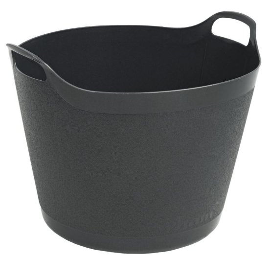 (image for) WHAM FLEXI TUB ROUND BLACK - 38L