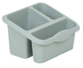 (image for) CASA SINK TIDY SILVER SAGE - LARGE