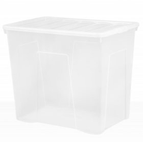 (image for) CRYSTAL STORAGE BOX+LID CLEAR - 160L