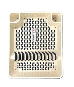 (image for) WHAM E/DAY DISH DRAINER CREAM - LARGE