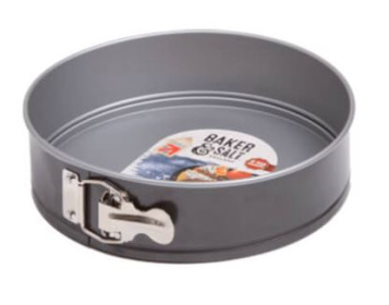 (image for) BAKER&SALT CAKE TIN SPRINGFORM NON-STICK - 22CM