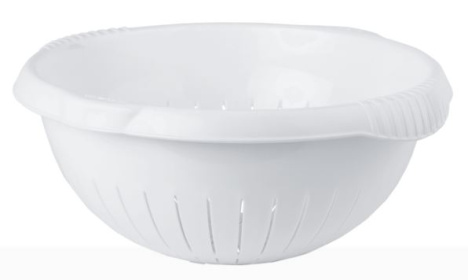 (image for) COLANDER ICE WHITE W/O HANDLE