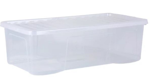 (image for) CRYSTAL STORAGE BOX+LID CLEAR