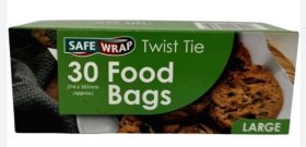 (image for) RY SAFEWRAP FOOD BAGS 30S - LARGE