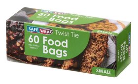 (image for) RY SAFEWRAP FOOD BAGS 60S - SMALL
