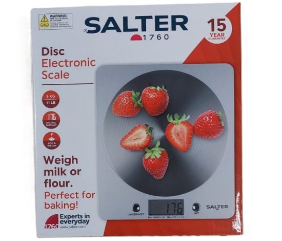 (image for) SALTER ELECTRIC KITCHEN SCALE - STD