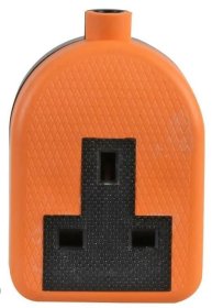 (image for) OME RUBBER SOCKET 1 GANG ORANG - 13A