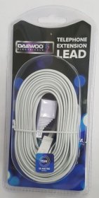 (image for) DAE TELEPHONE EXTENSION LEAD - 15M