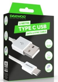 (image for) DAE USB-TYPE C DATA&SYNC CABLE - 3M