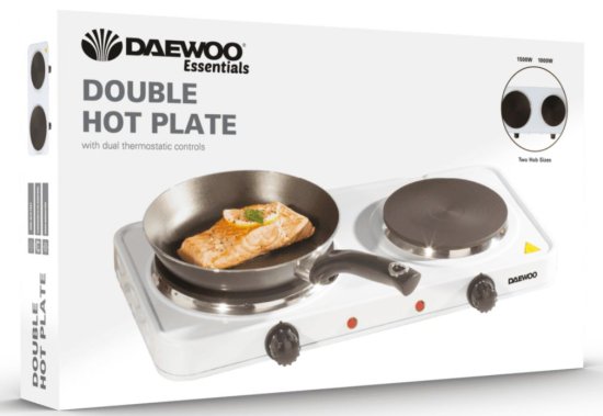 (image for) DAEWOO DOUBLE HOT PLATE - 2500W