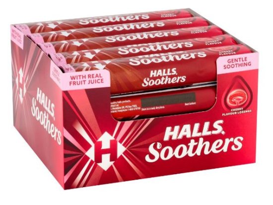(image for) HALLS SOOTHERS CHERRY - 45G