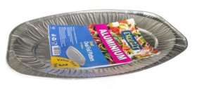 (image for) ALUMINIUM SERVING PLATERS OVAL - 17"