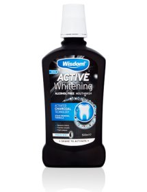 (image for) WISDOM M/WASH CHARCOAL WHITEN - 500ML