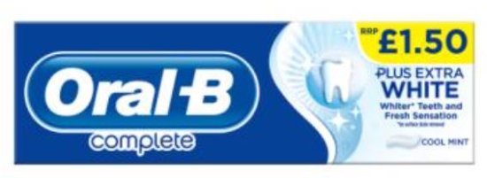 (image for) ORAL-B PASTE COMPL+WHI PM1.50 - 75ML