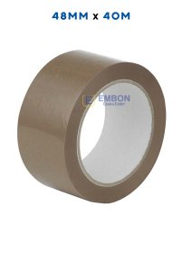 (image for) TAPE-IT BROWN TAPE 40M - 48MM