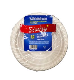 (image for) SPLEN PLASTIC BOWL WHITE 50S - 12OZ