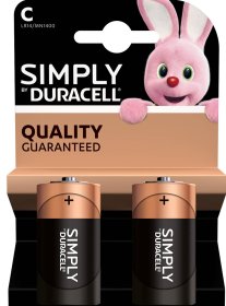 (image for) DURACELL C SIMPLY BATTERY - 2S