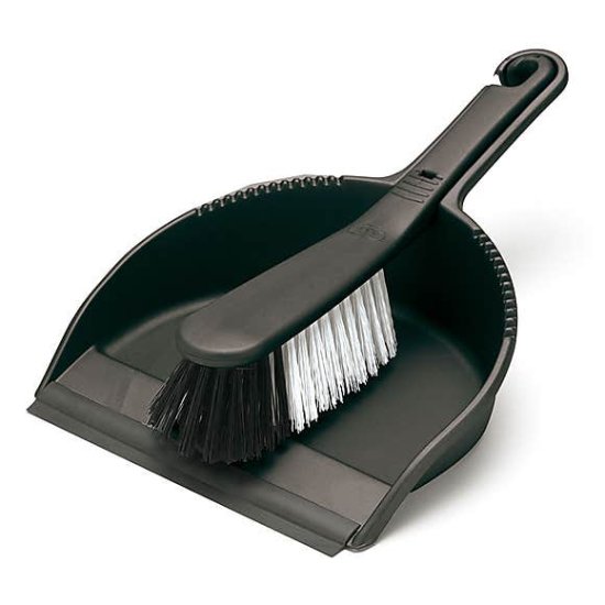 (image for) ADDIS DUSTPAN SET SOFT SILVERM - 9224ME