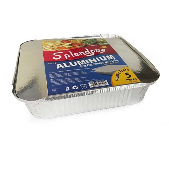 (image for) UDL FOIL CONTAINER+LID 2S - NO.10