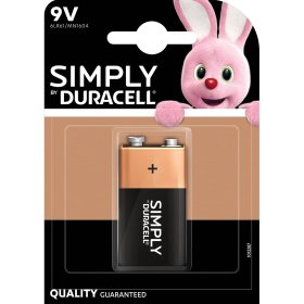 (image for) DURACELL 9V SIMPLY BATTERY - SINGLE