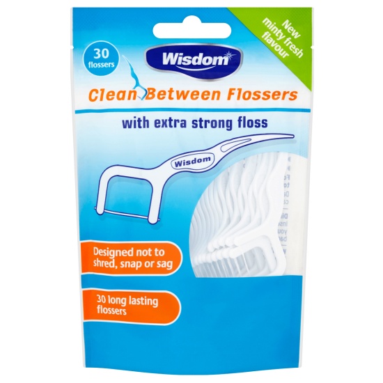 (image for) WISDOM FLOSSERS EXTRA STRONG - 30S