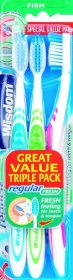 (image for) WISDOM BRUSH REG FRESH TRIPLE - MEDIUM