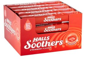 (image for) HALLS SOOTHERS STRAWBERRY - 45G