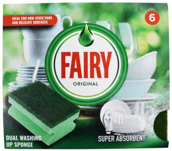 (image for) ADDIS FAIRY SPONGE SCOURER - 6S