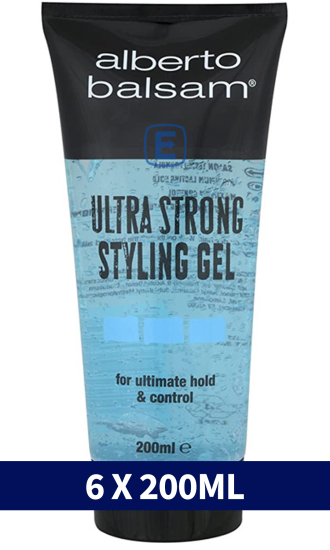 (image for) ALBERTO BALSAM HAIR GEL ULTRA STRONG - 200ML
