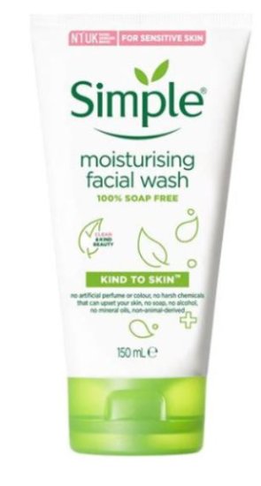 (image for) SIMPLE F/WASH MOISTURISING - 150ML