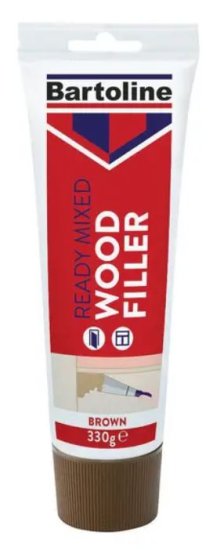 (image for) BARTOLINE WOOD FILLER BROWN - 330G