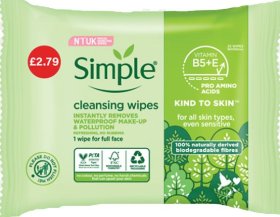 (image for) SIMPLE FACIAL WIPES PM2.79 - 25S