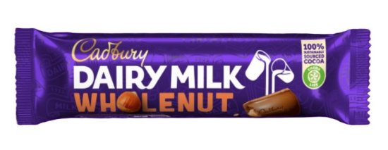 (image for) CADBURY DAIRY MILK WHOLENUT - 45G