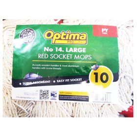(image for) OPTIMA SOCKET MOPS PLASTIC RED - NO14