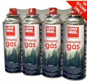 (image for) LOVE MUD CAMPING GAS CANISTERS 227G
