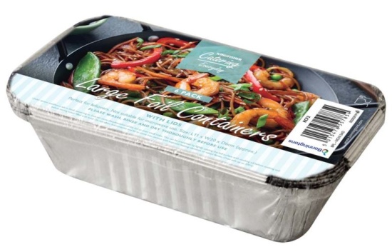 (image for) K/FISHER FOIL CONTA+LID LARGE
