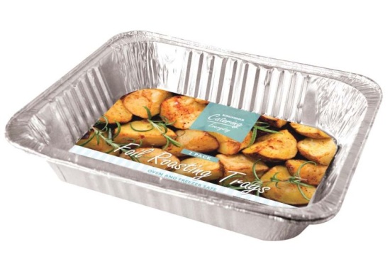 (image for) KF FOIL ROAST TRAY LARGE 2S