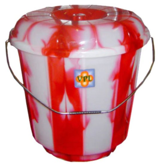 (image for) VPL PLASTIC BUCKET+LID D/COLOR - 3L