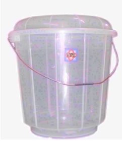 (image for) VPL PLASTIC BUCKET+LID CLEAR - 3L