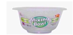 (image for) VPL PLASTIC CLEAR MIXING BOWL - 20CM