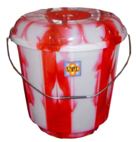 (image for) VPL PLASTIC BUCKET+LID D/COLOR - 16L