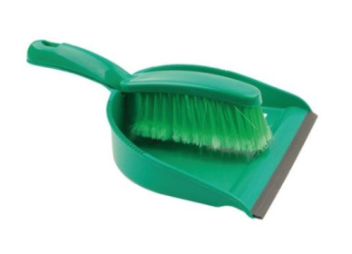 (image for) RS PR SOFT DUSTPAN/BRUSH GREEN