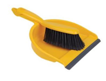 (image for) RS PRO SOFT DUSTPAN+BRUSH YELL