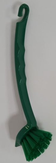 (image for) WASHUP BRUSH+COL HANDLE GREEN - STD