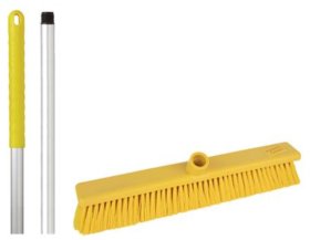 (image for) RS SOFT BROOM HEAD+HANDLE YELL - 45CM