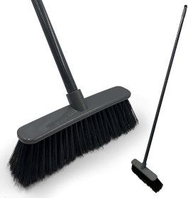 (image for) RS STIFF BROOM/HEAD+HAND BLACK - DELUXE
